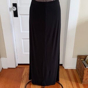 Loft Black Maxi Skirt Medium